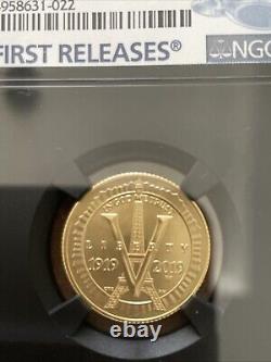 2019-W MS 70 $5 Gold American Legion 100th Anniversary Commemorative NGC