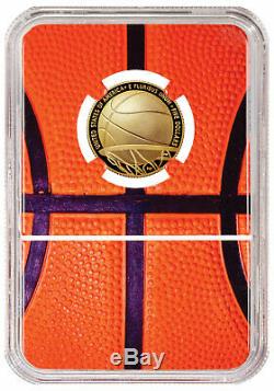 2020W $5 Basketball Hall of Fame Gold Proof Coin NGC PF70 FDI Basketball PRESALE