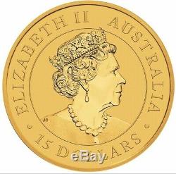 2020 30th Anniversary Australia 1/10 oz Gold Kookaburra Capsuled PRESALE BU Coin