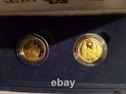 2020 400th Anniversary Mayflower Voyage Gold Proof Two-coin Set Ogp Box & Coa