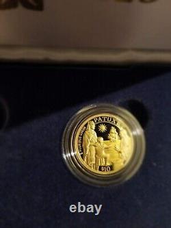 2020 400th Anniversary Mayflower Voyage Gold Proof Two-coin Set Ogp Box & Coa