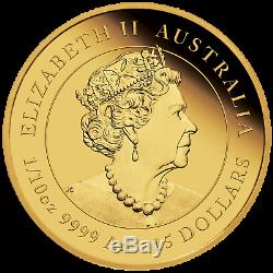 2020 Australian Lunar Year of the Mouse 1/10 oz Gold Proof $15 Coin NEW Series-3