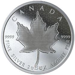 2020 Canada 2 oz Silver Pulsating Maple Leaf Proof $10 Coin GEM Proof SKU59155