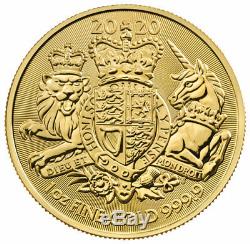 2020 Great Britain 1 oz Gold Royal Coat of Arms £100 Coin GEM BU SKU60668