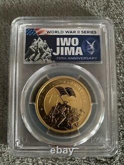 2020-P 5-Coin Set Iwo Jima 75th Anniversary 9.1oz Gold and Silver PR70 MS70 FDOI