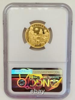 2020 W $10 Gold Coin Mayflower Voyage Commemorative NGC PF70 Ultra CaMeo
