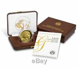 2020 W 1 oz Gold American Buffalo Proof $50 Coin GEM OGP