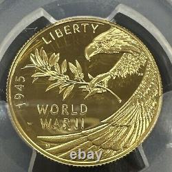 2020 W $25 gold PCGS Proof PR69 DCAM END OF WORLD WAR II 75TH Anniversary