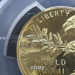 2020 W $25 gold PCGS Proof PR69 DCAM END OF WORLD WAR II 75TH Anniversary