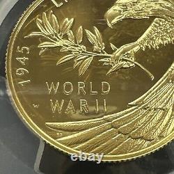 2020 W $25 gold PCGS Proof PR69 DCAM END OF WORLD WAR II 75TH Anniversary