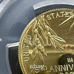 2020 W $25 gold PCGS Proof PR69 DCAM END OF WORLD WAR II 75TH Anniversary