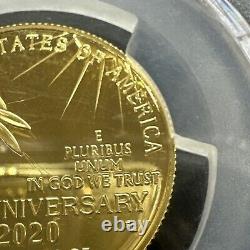 2020 W $25 gold PCGS Proof PR69 DCAM END OF WORLD WAR II 75TH Anniversary