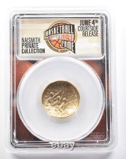 2020-W $5 Basketball Hall Of Fame Gold Commemorative FDOI MS70 PCGS 2193