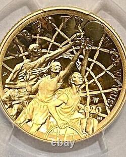 2020-W $5 Basketball Hall Of Fame PROOF Gold Coin PCGS PR70 Low Mintage