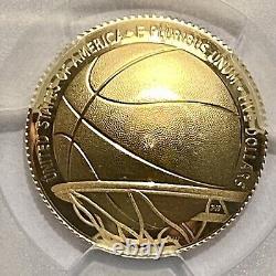 2020-W $5 Basketball Hall Of Fame PROOF Gold Coin PCGS PR70 Low Mintage