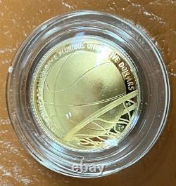 2020 W $5 Basketball Hall of Fame Commemorative Gold Proof Coin with OGP COA