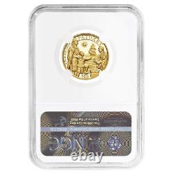 2020-W Proof $10 Gold Mayflower Commemorative NGC PF70UC Mayflower Label