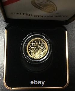 2020-w $5 Commem. Basketball Hall Of Fame Proof Gold Coin Us Mint Ogp With Coa