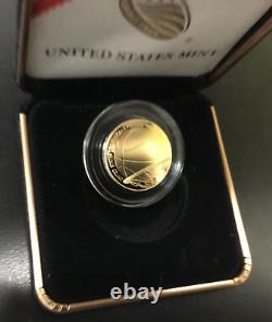 2020-w $5 Commem. Basketball Hall Of Fame Proof Gold Coin Us Mint Ogp With Coa