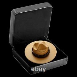2021 $25 Pure Silver Gold Plated Classic Canadian Mountie Hat Coin BRAND NEW