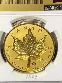 2021 2oz Canada $200 Gold Maple Leaf & 1oz Silver $20 Super Incuse NGC PF70 FDI