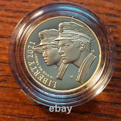 2021 Nat'l Law Enforcement Memorial $5 Gold Proof Coin Box & CoA