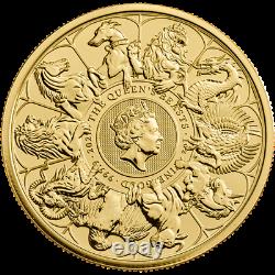 2021 Queen's Beasts Completer 1oz Gold Coin Whole Series of Beasts Griffin, Yale