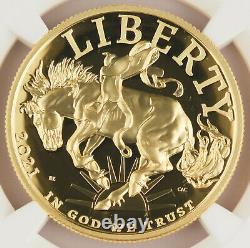 2021 W 1 Oz GOLD $100 American Liberty High Relief Proof Coin NGC PF69 UC