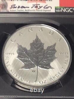 2021-W Canada Gold & Silver Maple Leaf Tailored Specimen 2-pc Set NGC SP70 FDI