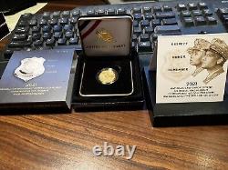 2021-W UNC $5 Gold National Law Enforcement Museum Mint Box & COA