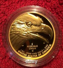 2021-w American Liberty High Relief 99.99 1oz. Gold Proof Coin With Box/coa