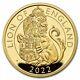 2022 1 Oz Gold Royal Tudor Beasts Lion Of England Proof (box/coa)