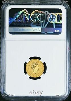 2022 Australia Bullion GOLD $15 Lunar Year of the Tiger NGC MS70 1/10 oz Coin FR