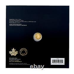 2022 Canada Treasured Maple Leafs $5 1/10th Oz GOLD CONGRATULATIONS SET