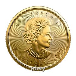 2022 Canada Treasured Maple Leafs $5 1/10th Oz GOLD CONGRATULATIONS SET