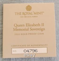2022 UK G. BRITAIN 1 Sovereign QEII MEMORIAL PF70 FIRST RELEASES