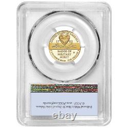 2022-W Proof $5 National Purple Heart Hall of Honor Gold Coin PCGS PR69DCAM FS F