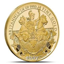 2023 1/4 oz Proof British Gold Commemorative Britannia Coin (Box, CoA)