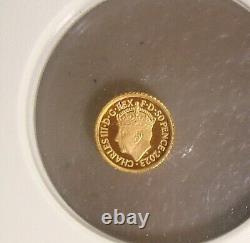 2023 Great Britain 1/40 oz Gold Coronation of King Charles III NGC PF70 UCAM