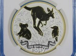 2024P Australia, 4-Coin Kangaroo, Koala, Kookaburra Type Set NGC Pf 70 Ucam ER
