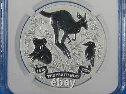 2024P Australia, 4-Coin Kangaroo, Koala, Kookaburra Type Set NGC Pf 70 Ucam ER
