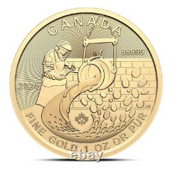 2024 1 oz Royal Canadian Mint (RCM) Klondike Gold Coin (BU)