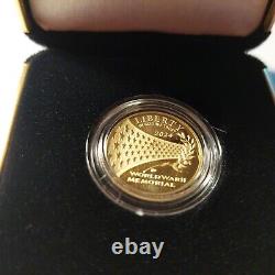 2024 $5 Gold Proof Coin Commemorating America's Greatest Generation Box & CoA