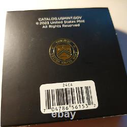 2024 $5 Gold Proof Coin Commemorating America's Greatest Generation Box & CoA