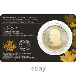 2024 Canada Gold Klondike Gold Rush $200 1 oz BU in Sealed Assay. 99999 Fine