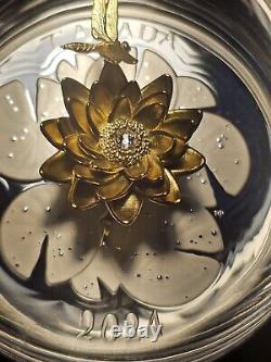 2024 Dragonfly and the Bloom Canadian Coin. Colors of Gold, Silver and Sparkles