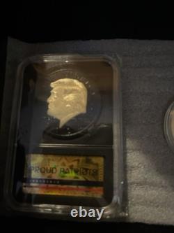 2024 Trump Save America Coin Black and Gold Proud Patriot Collectors, Coin