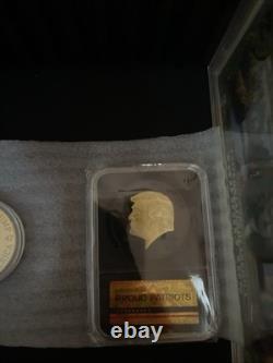 2024 Trump Save America Coin Black and Gold Proud Patriot Collectors, Coin