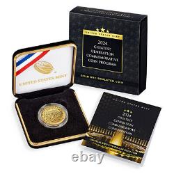 2024-W $5 American Gold Greatest Generation Coin (Box, CoA)