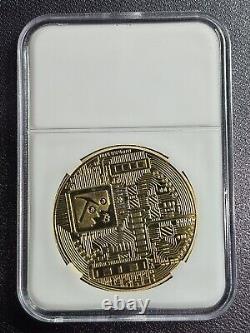 2025 Bitcoin, Gold Plated, Commemorative Coin